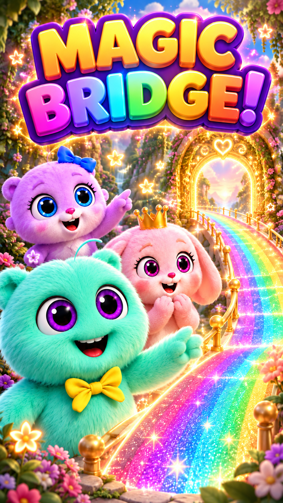 A Magical Rainbow Bridge Appears! 🌈✨ Kids Cartoon — The Little Love Family Short